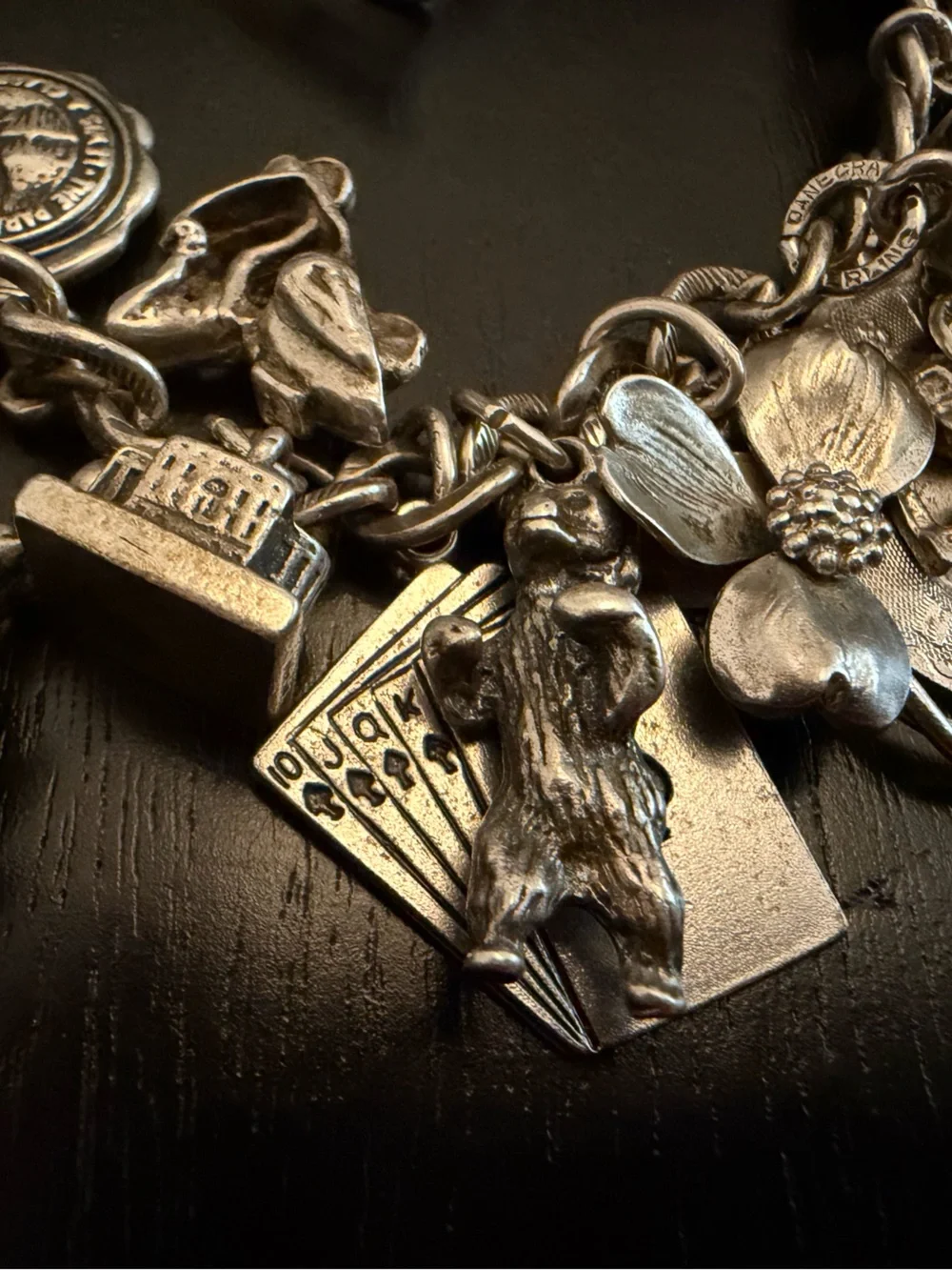 Sterling Silver Charm Bracelet in Silver - Classic Women Accessories